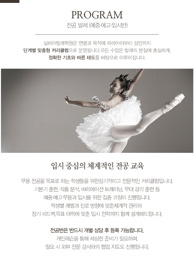 실비아발레학원_내용